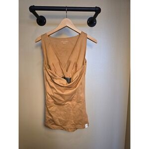 LALABU Baby Soothe Shirt in Camel. Size medium